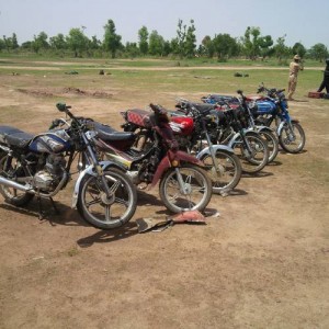 Motorbikes used for local attacks Photo Credit: PR Nigeria