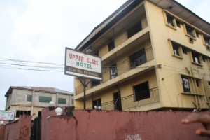 Mokwe`s Hotel Before it was demolished PHOTO CREDIT: Valentine Obienyem