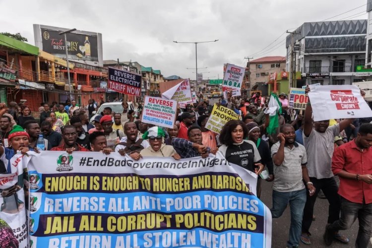 The protests in Kano city drew the largest crowds on the first day, with police firing live bullets and tear gas to try and disperse thousands of demonstrators.