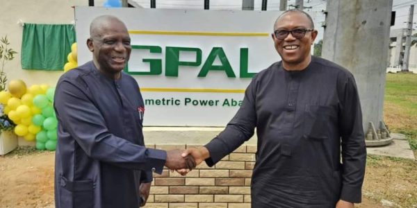 H.E Peter Obi attended the Commissioning of the Geometric Power facility, Aba Integrated Power Project, in Osisioma Local Government Area of Abia State.