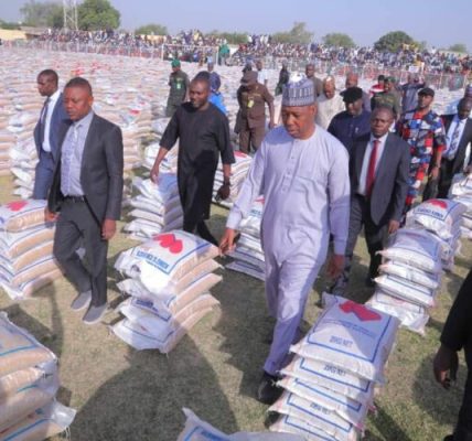 Hardship: Zulum Flags Off Food Distribution To 100,000 Families In 2 Borno LGAs