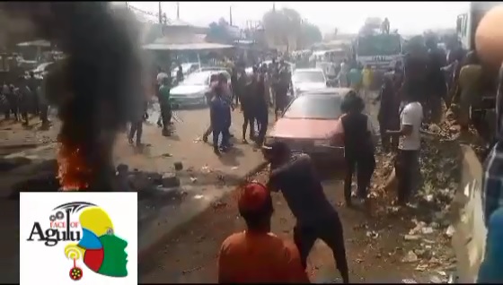 BreakingNews: Violent Hunger Protest Erupts At Kuduna Road, Suleja, Niger State