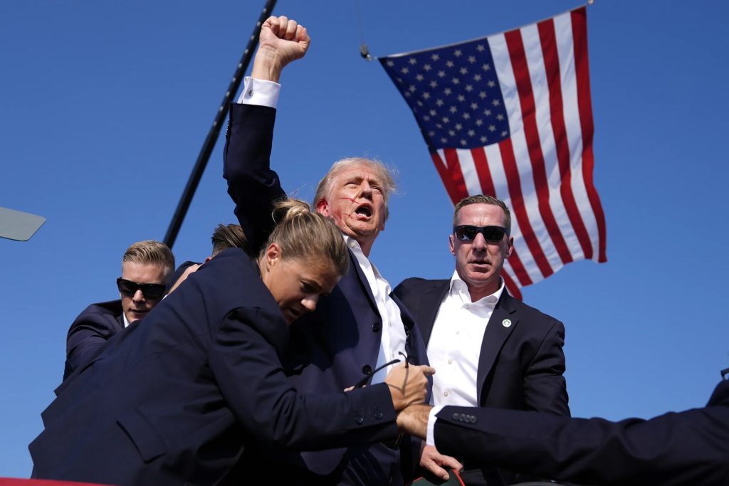 Shooter opens fire at Trump during rally