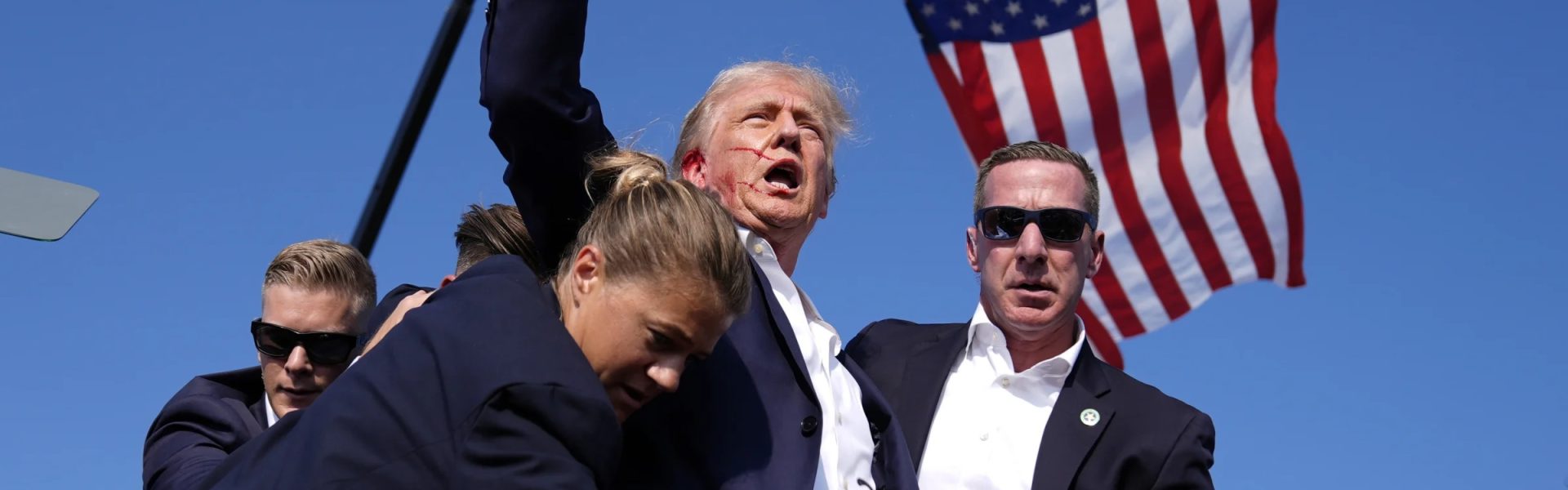 Shooter opens fire at Trump during rally