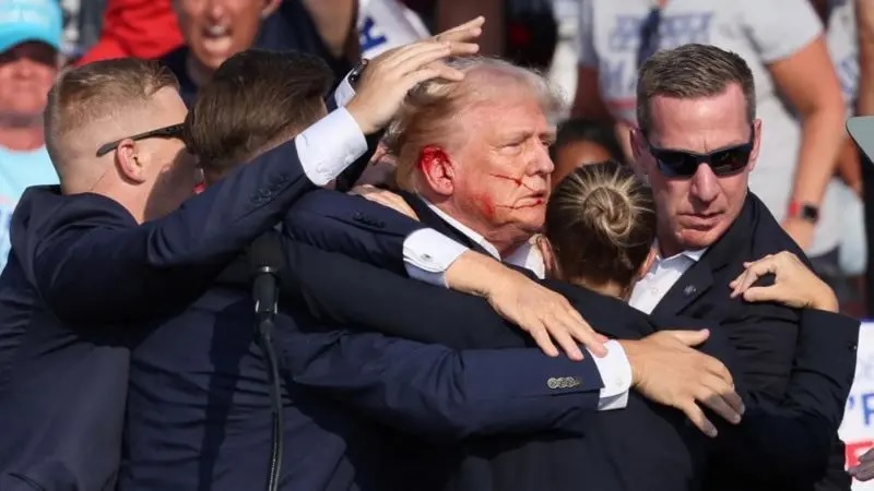 Two people who were shot during Saturday’s Donald Trump rally in Butler, Pennsylvania, were identified by the state police