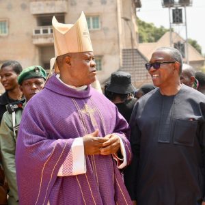 Peter Obi joined Nnewi Diocese at the burial of her priests including Fr. Tobias